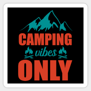 Camping Vibes Only Sticker